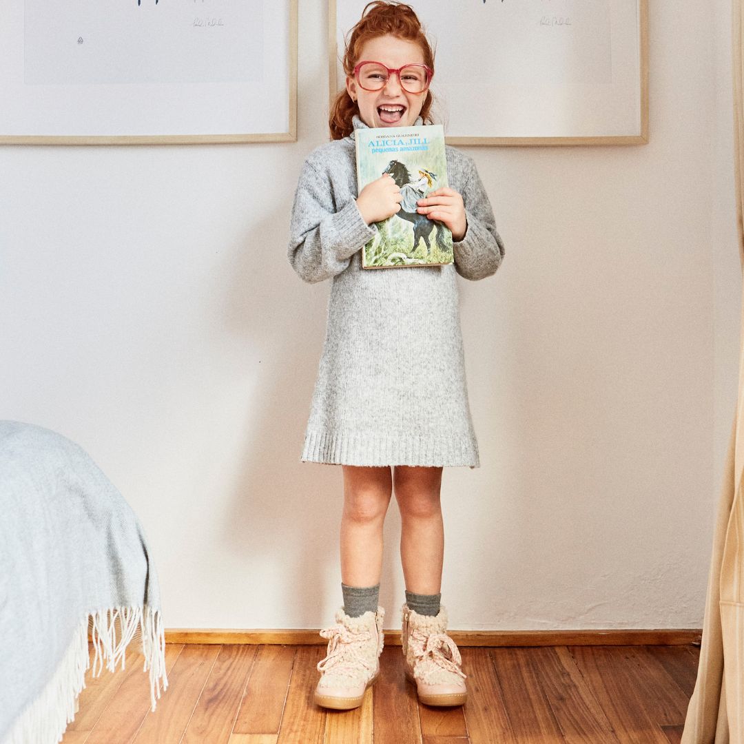 Bottes d'hiver LMDI Rose/Teddy