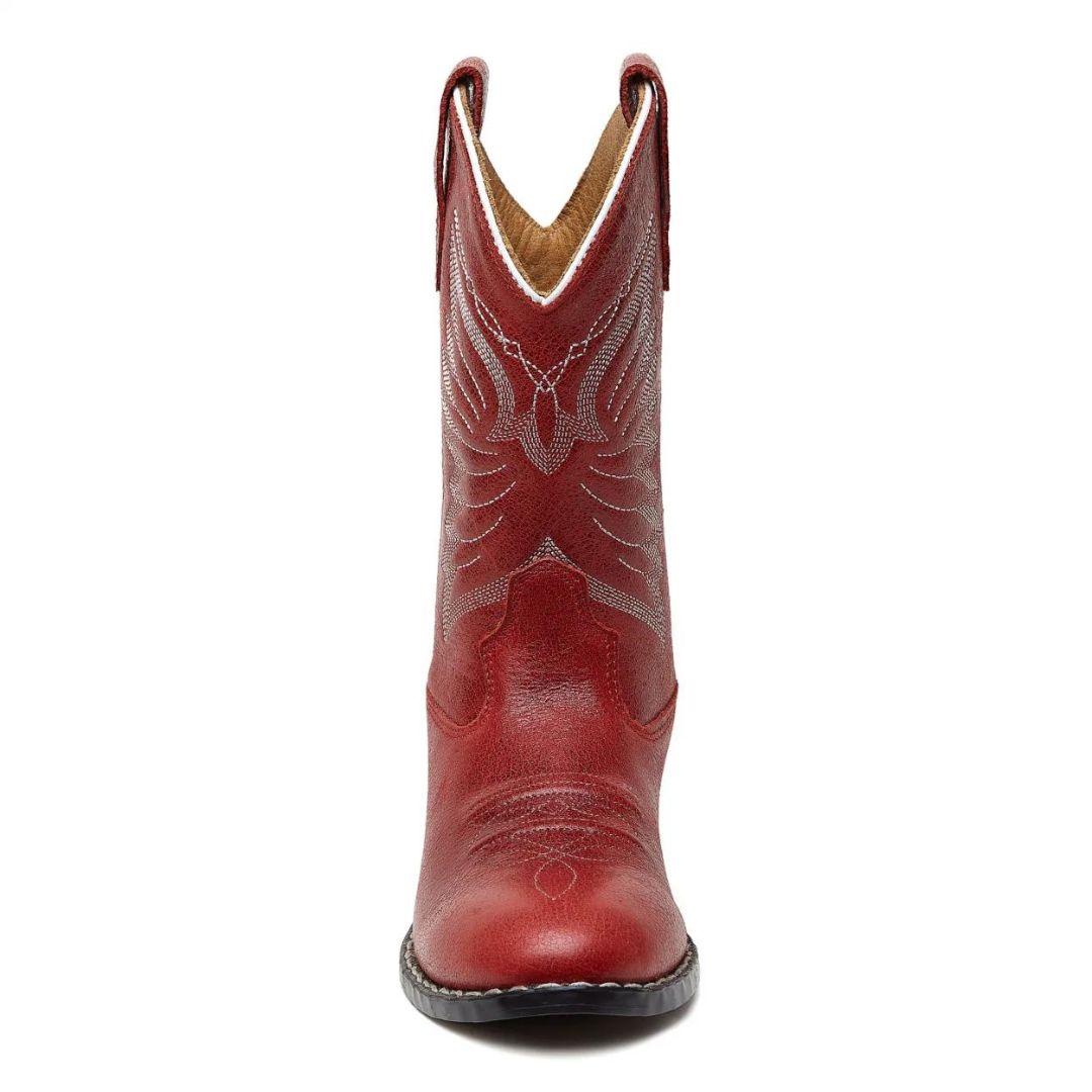 Bottes western Bootstock Mary Kids rouges