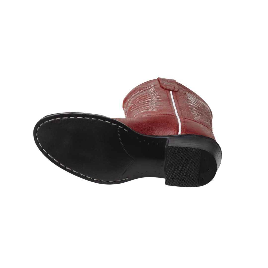 Bottes western Bootstock Mary Kids rouges