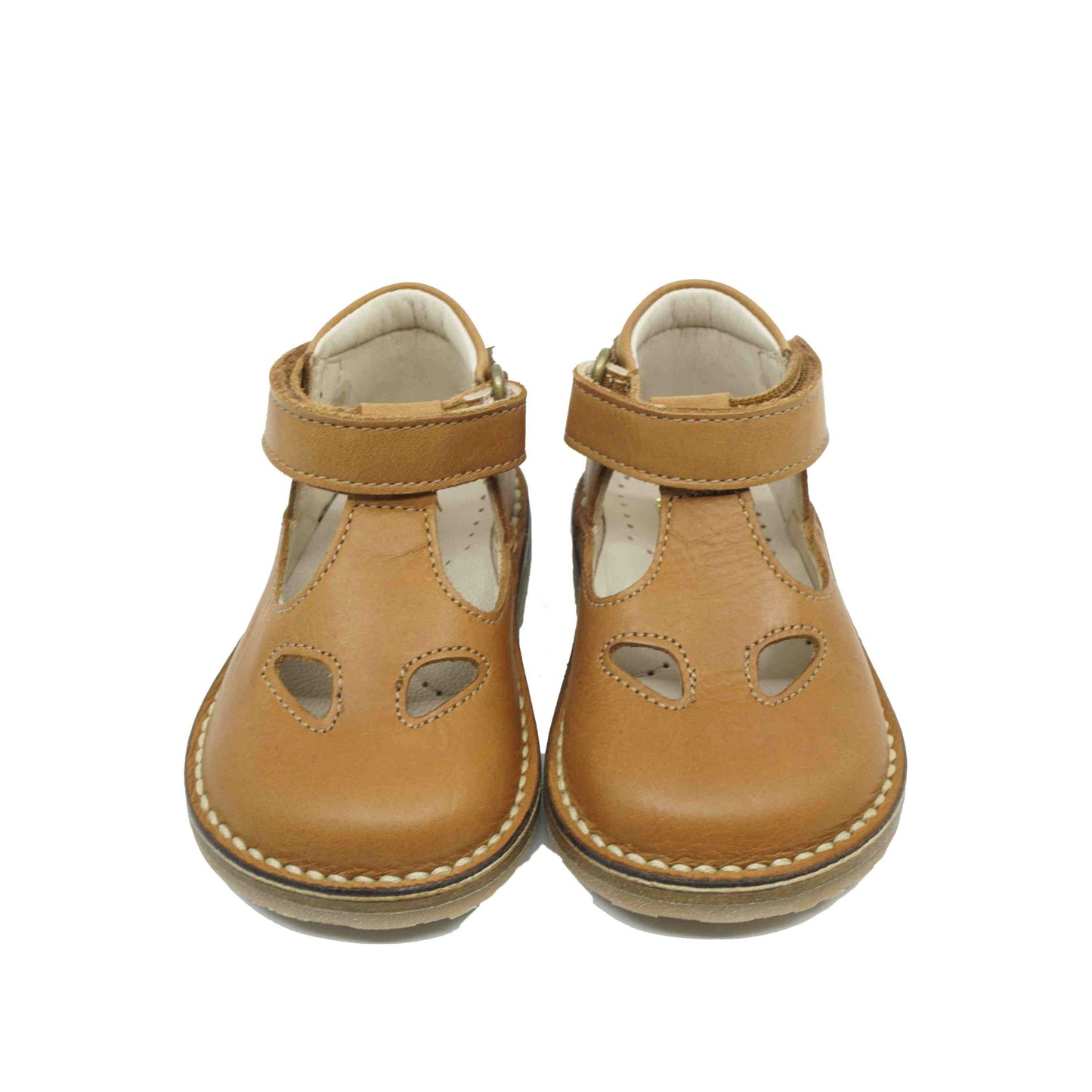 Chaussures bébé Brilla T-Strap Cognac
