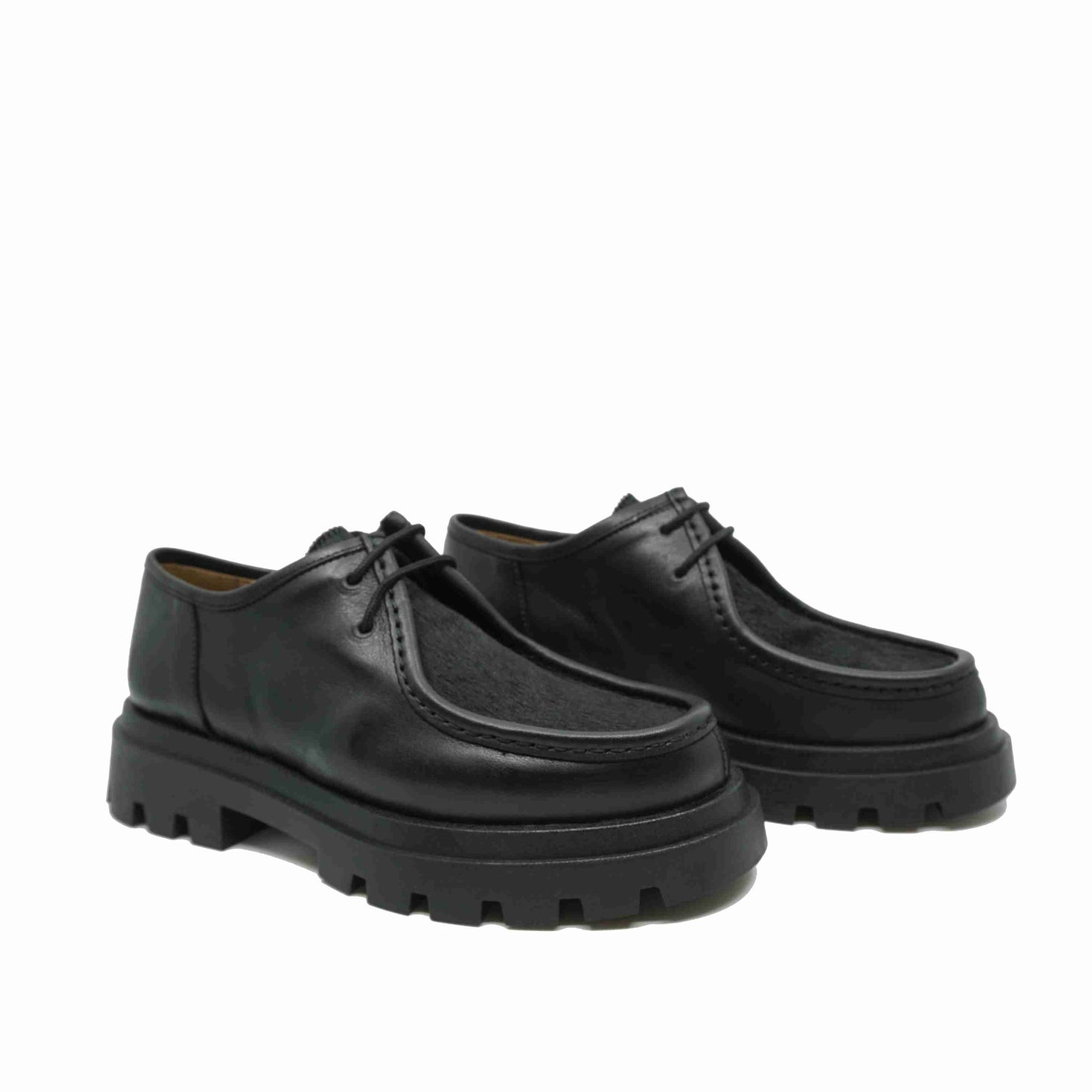 Chaussures à lacets Eli noires
