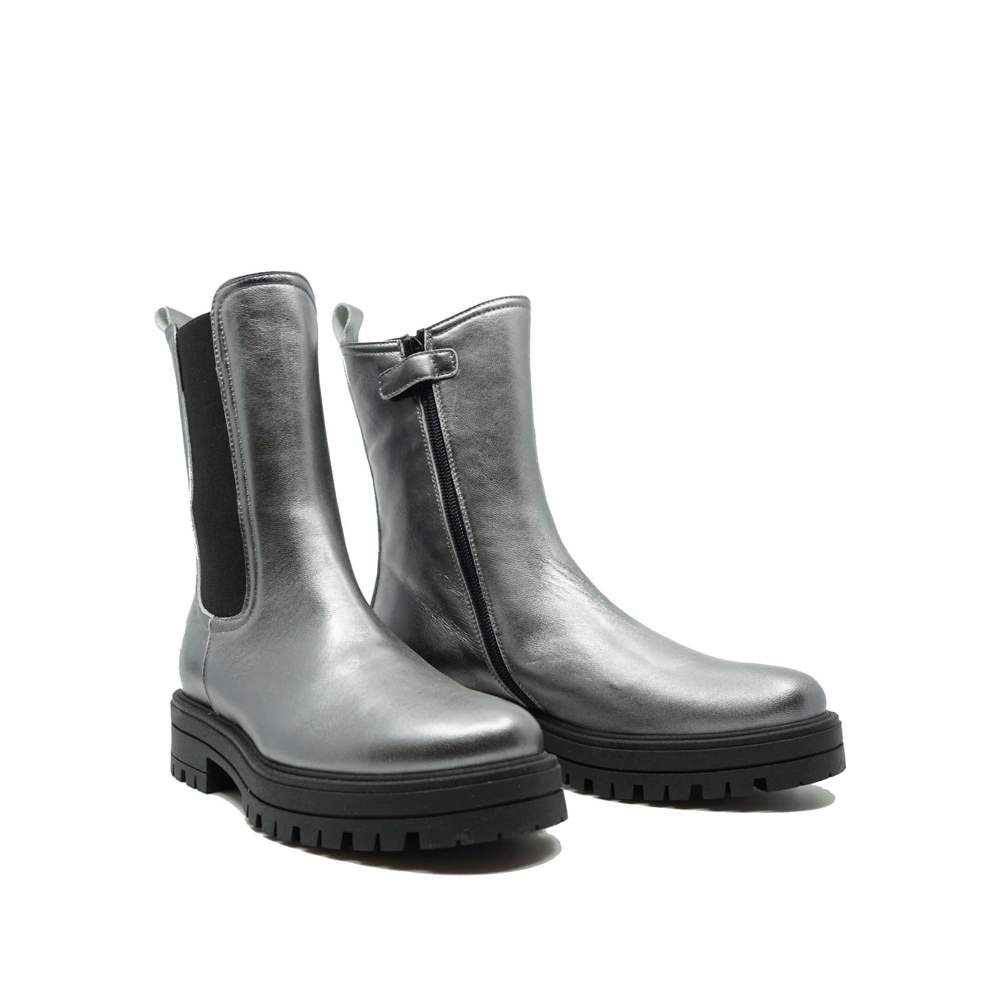 Fiorita Chelsea Boots Zilvergrijs