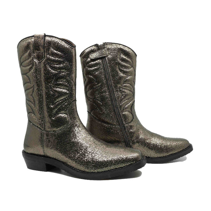 Bottes western tendance bronze