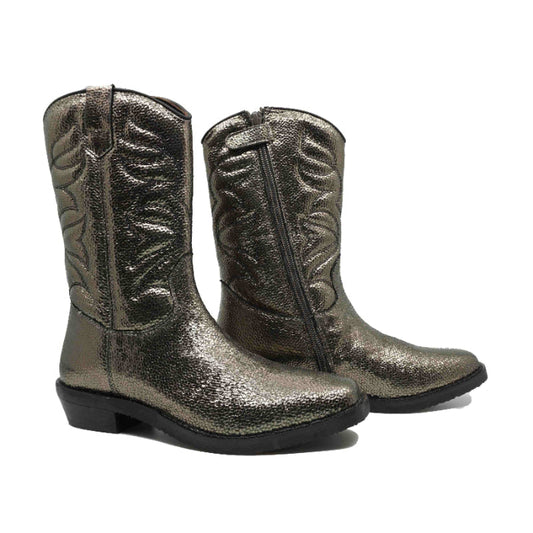 Bottes western tendance bronze