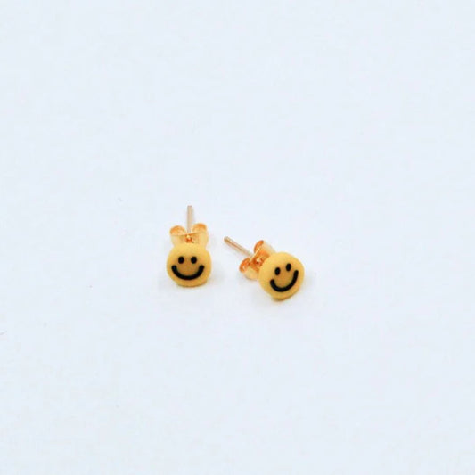 Boucles d'oreilles Smiley Imruby Pepper Jaune