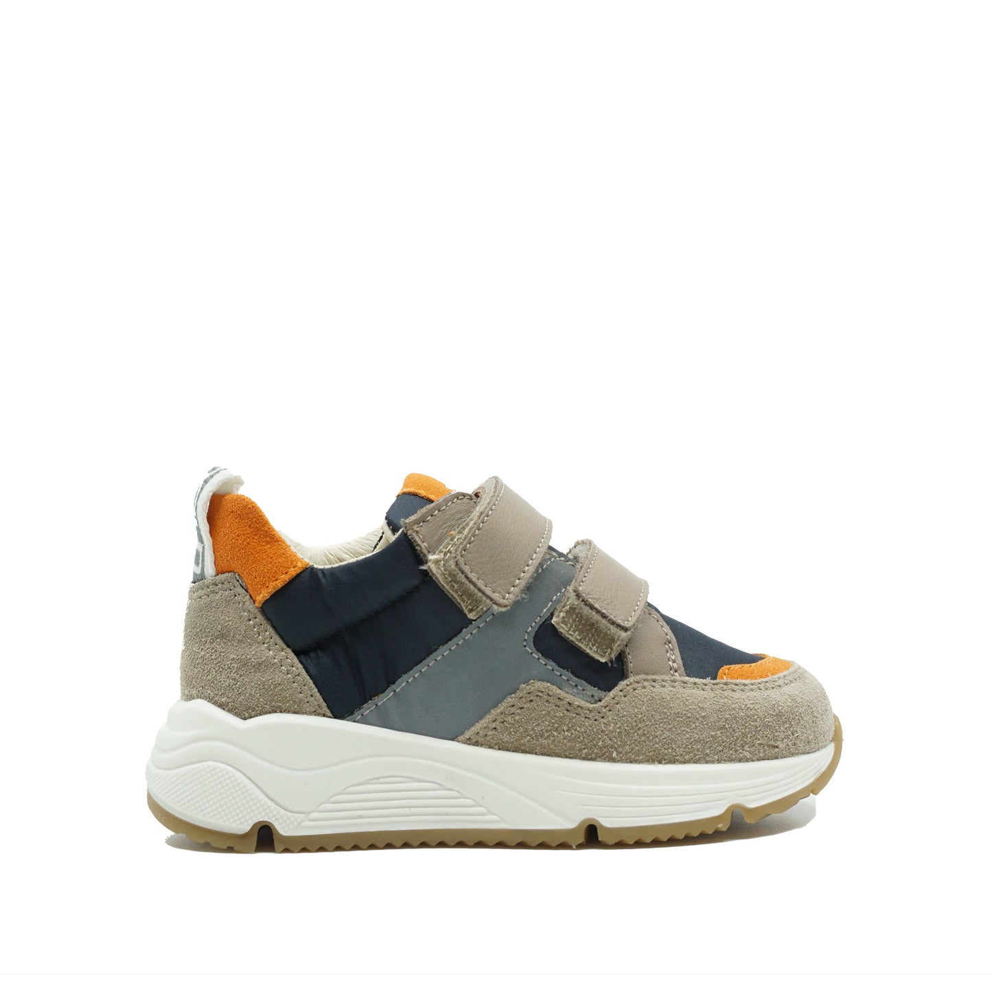 Jongenssneakers met velcro in leer
