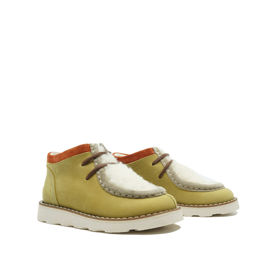 Fiorita Veterschoenen met Teddy Geel/Ecru