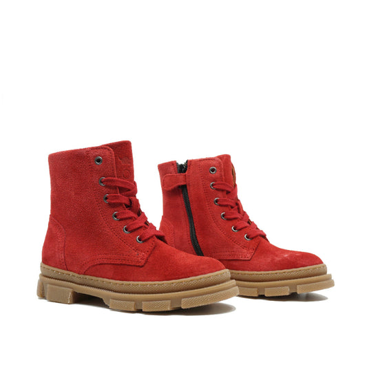 Bottes à lacets Nörvik rouges