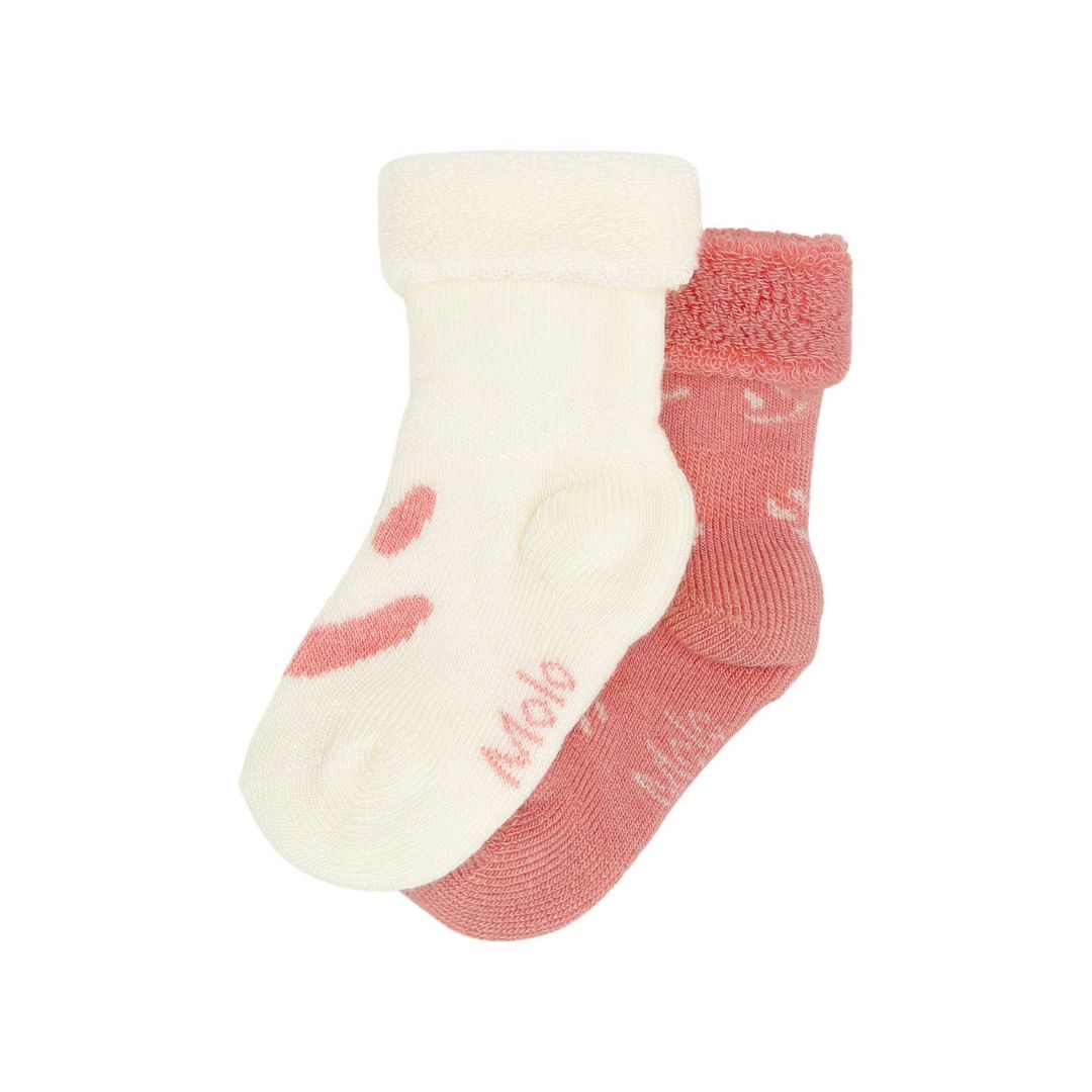 Chaussettes bébé Molo Duo Pack Rose