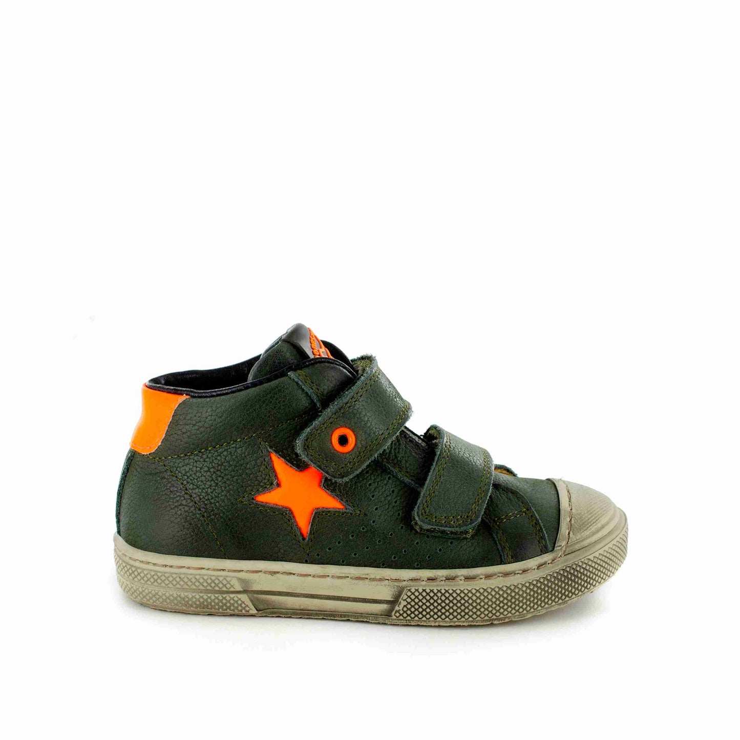 Baskets Velcro Stones and Bones Vert Foncé