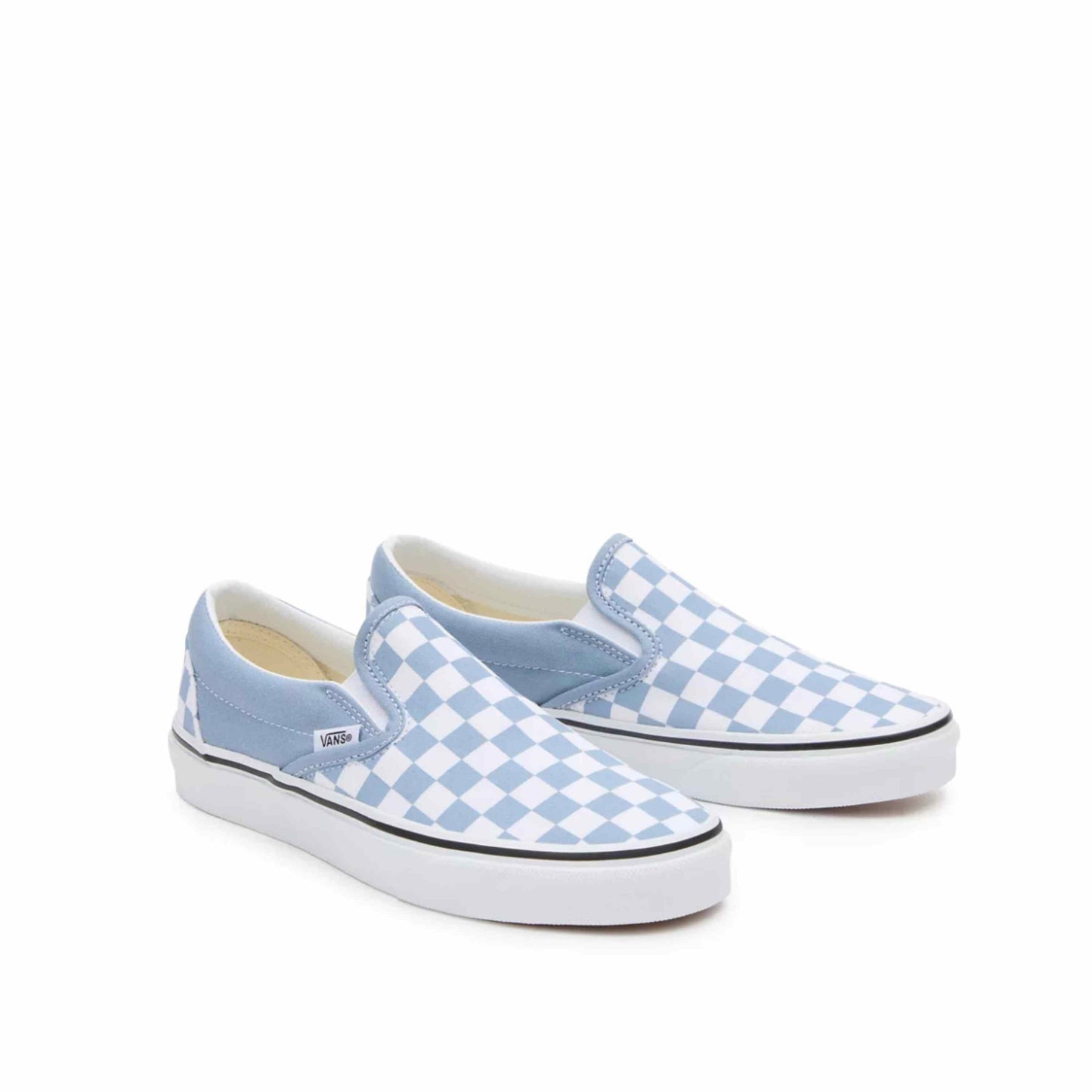 Vans Classic Slip-On Checkerboard Lichtblauw (27-41)