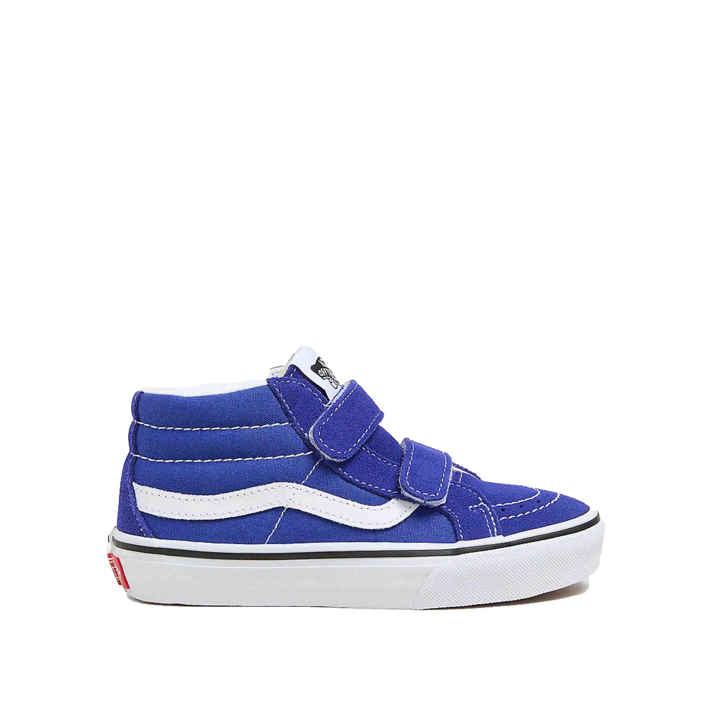 vans kobaltblauwe sneakers met velcro