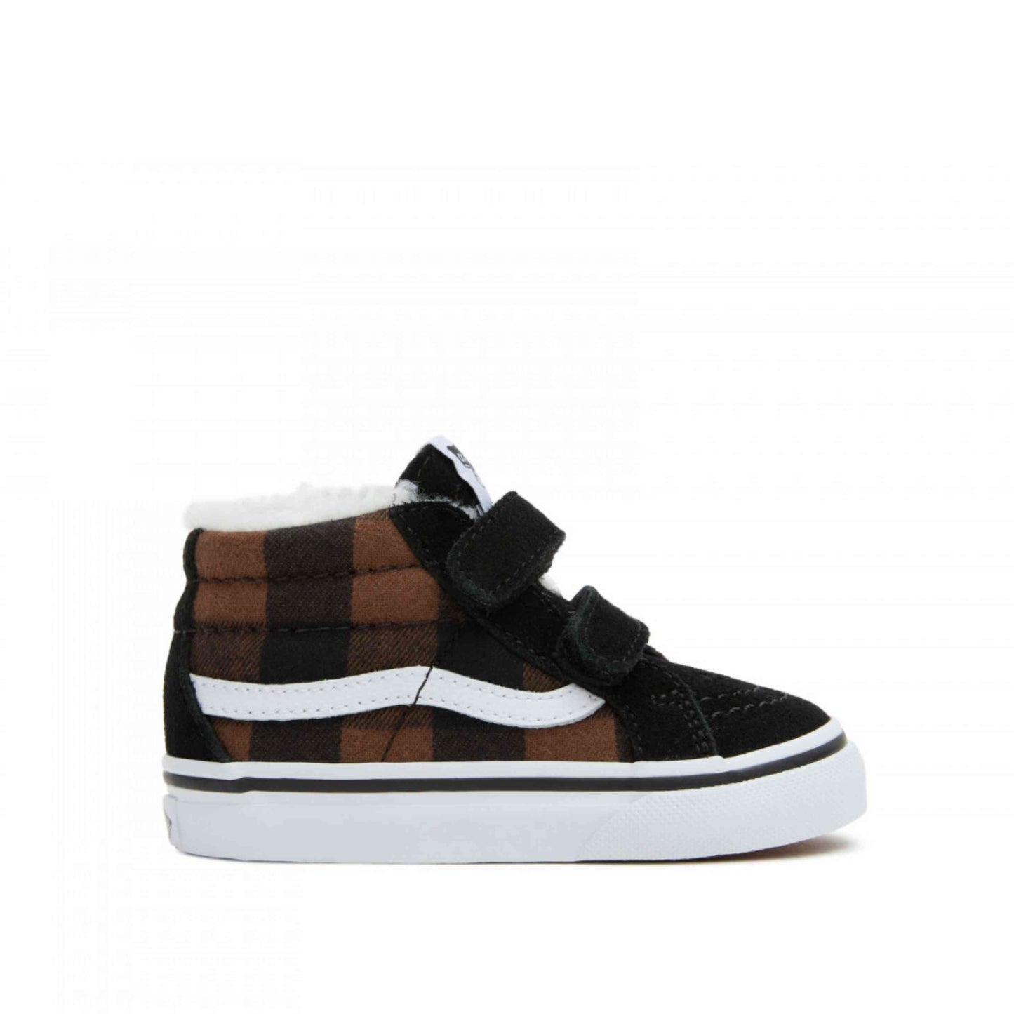 Vans warmgevoerde sneakers met klittenband - VN0A5DXDYS81 TD SK8-MID Reissue V Plaid Sherpa