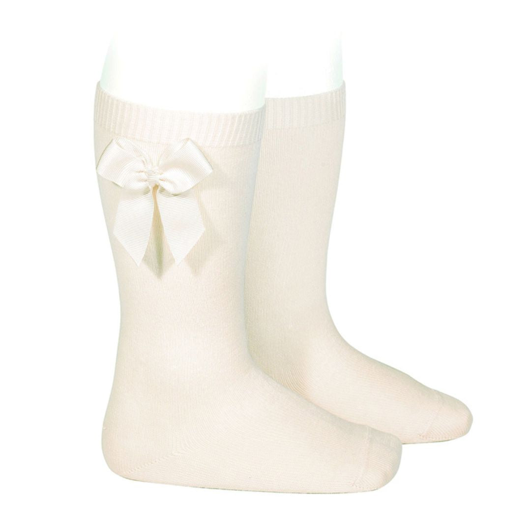 Chaussettes hautes Cóndor avec nœud Cava