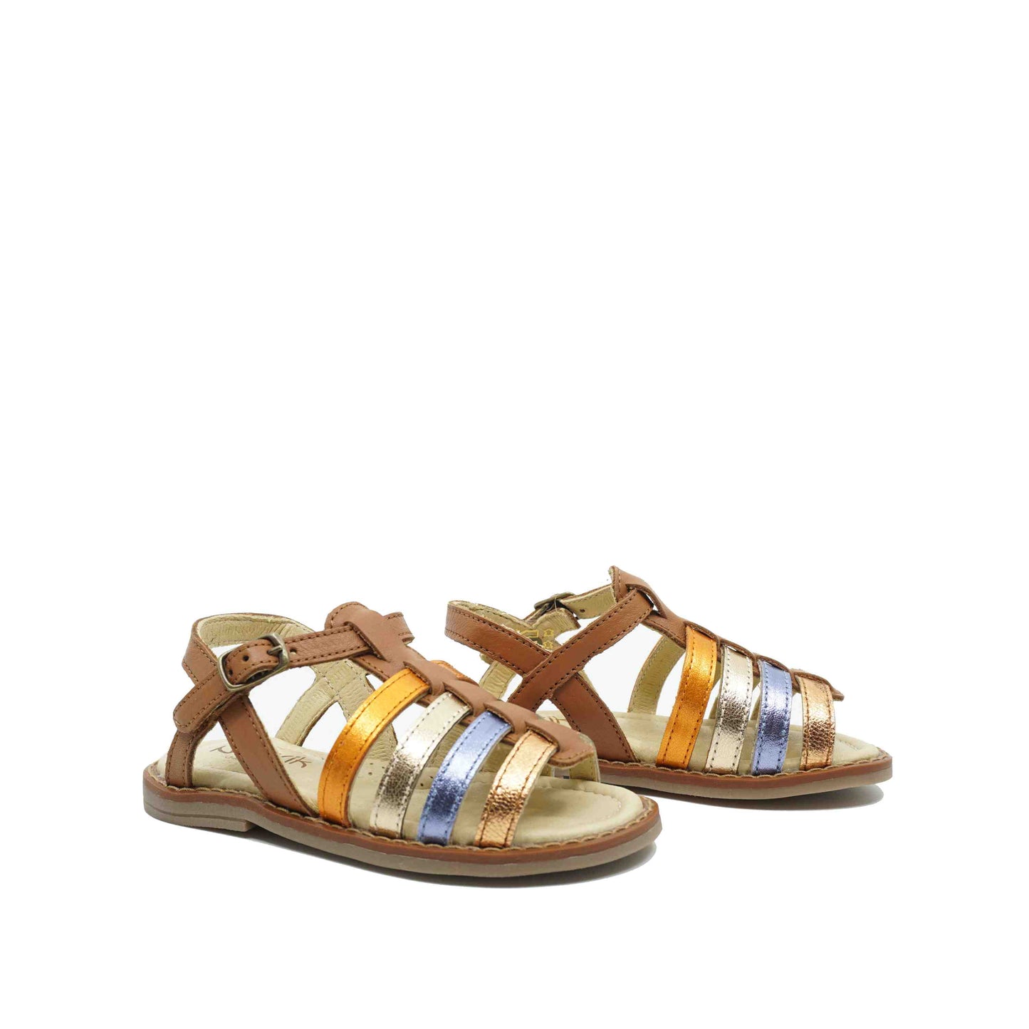 Nörvik Sandalen Multi Cognac