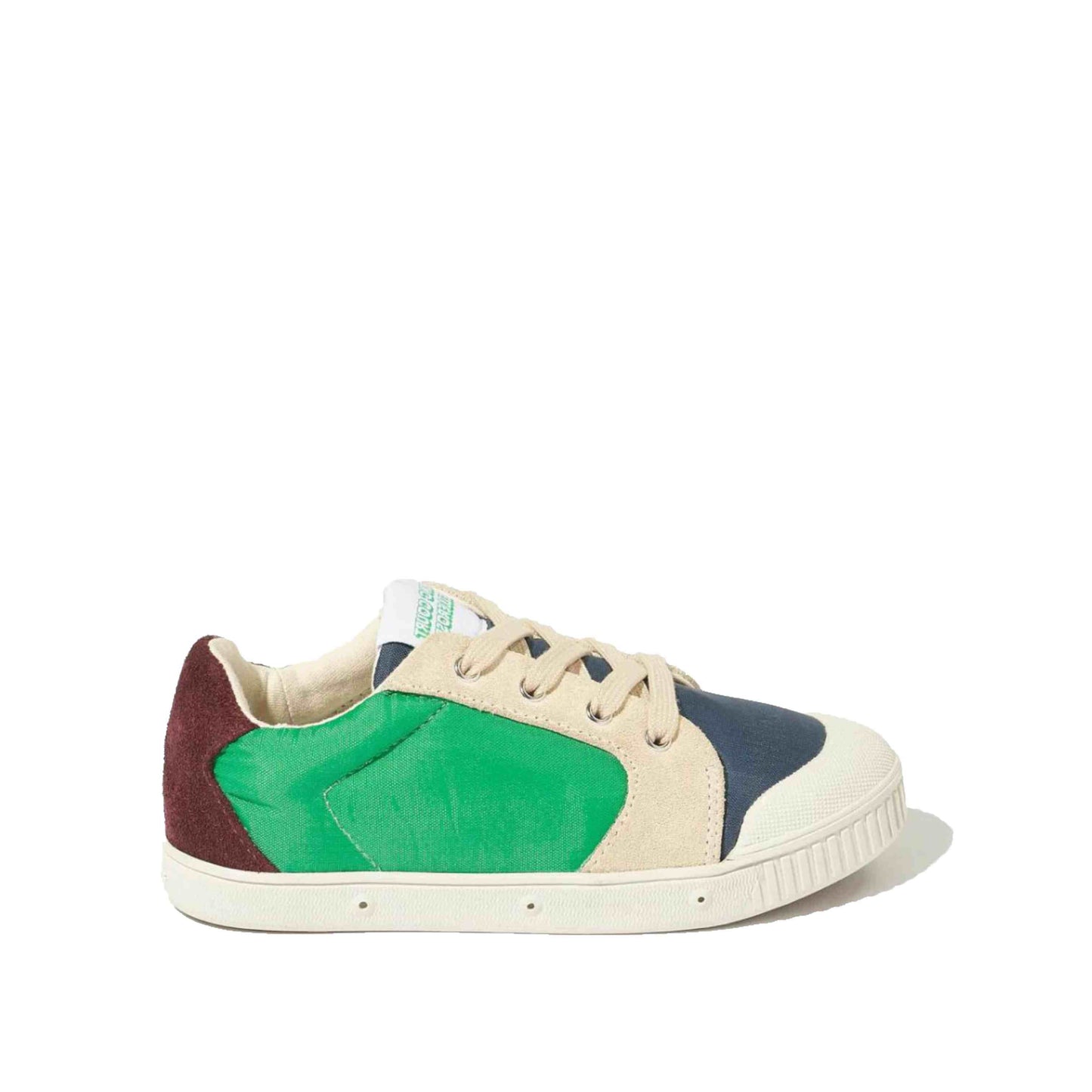 Spring Court x Bellerose Sneakers Groen/Bordeaux/Blauw