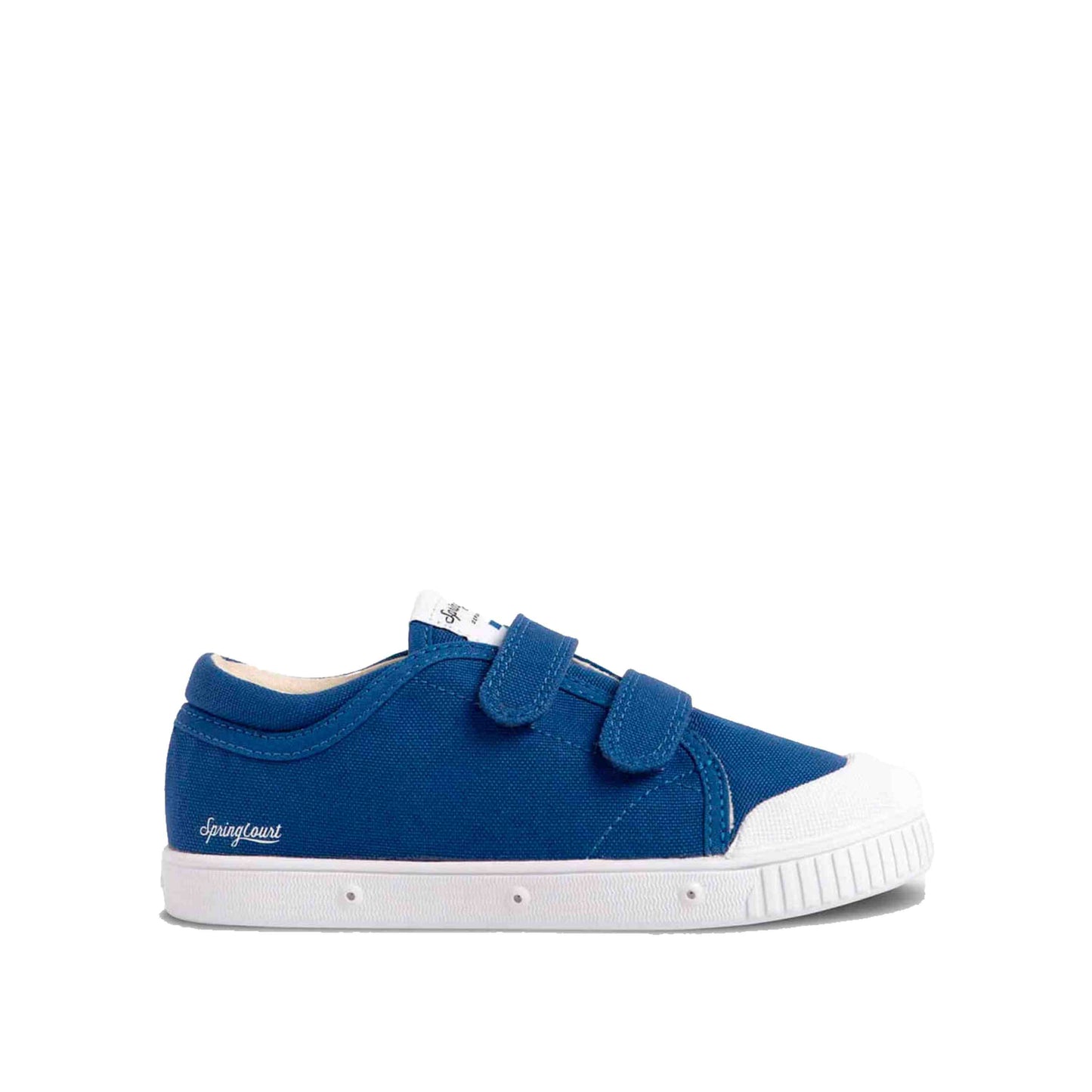 Spring Court Canvasschoenen Blauw