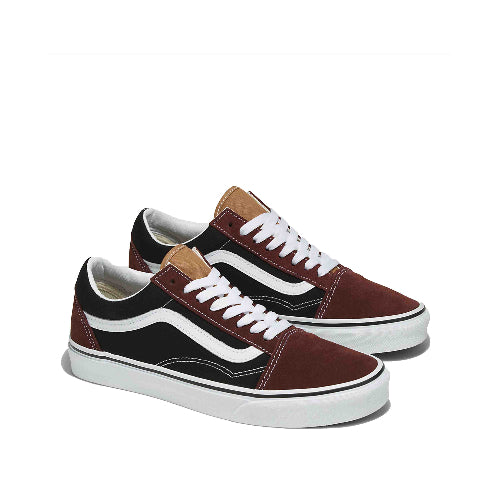 lage vans zwart bordeaux