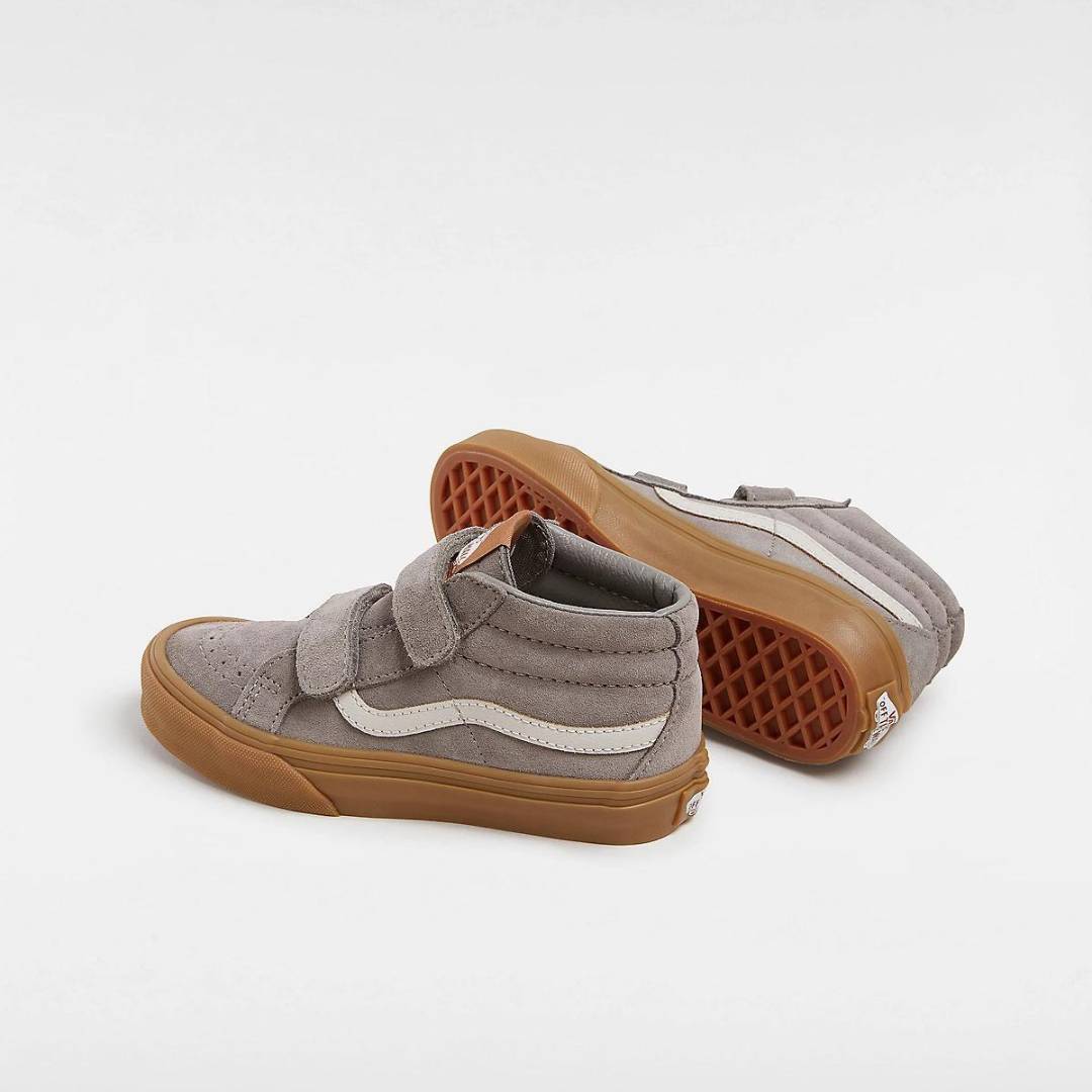 vans grijs velcro
