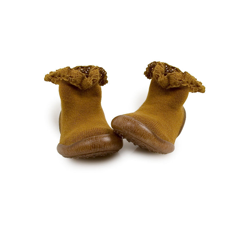Chaussons Collégien 'Mademoiselle' Jaune ocre
