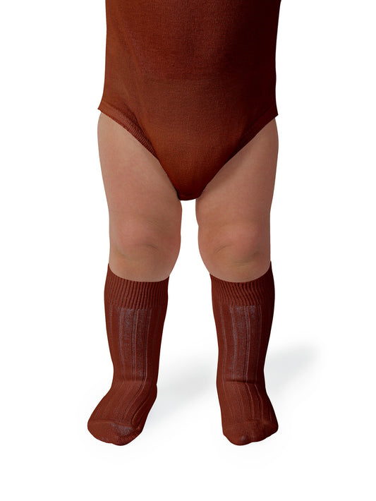 Chaussettes Genoux Collégien Bordeaux