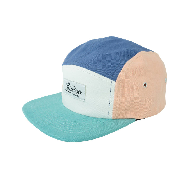 Lil'Boo 5 panel cap peach unisex pet voor kinderen