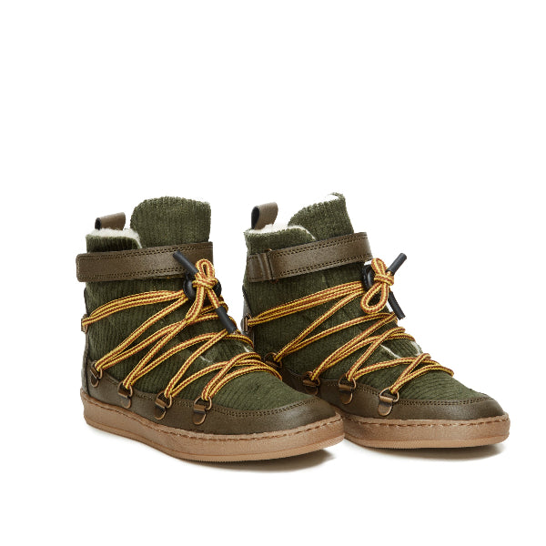 Bottes d'hiver Bear & Mees Velours côtelé Armée