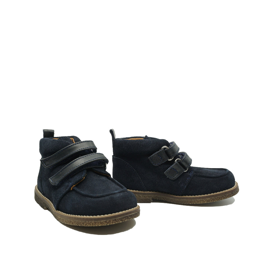 Eli Bottines Velcro Bleu Foncé