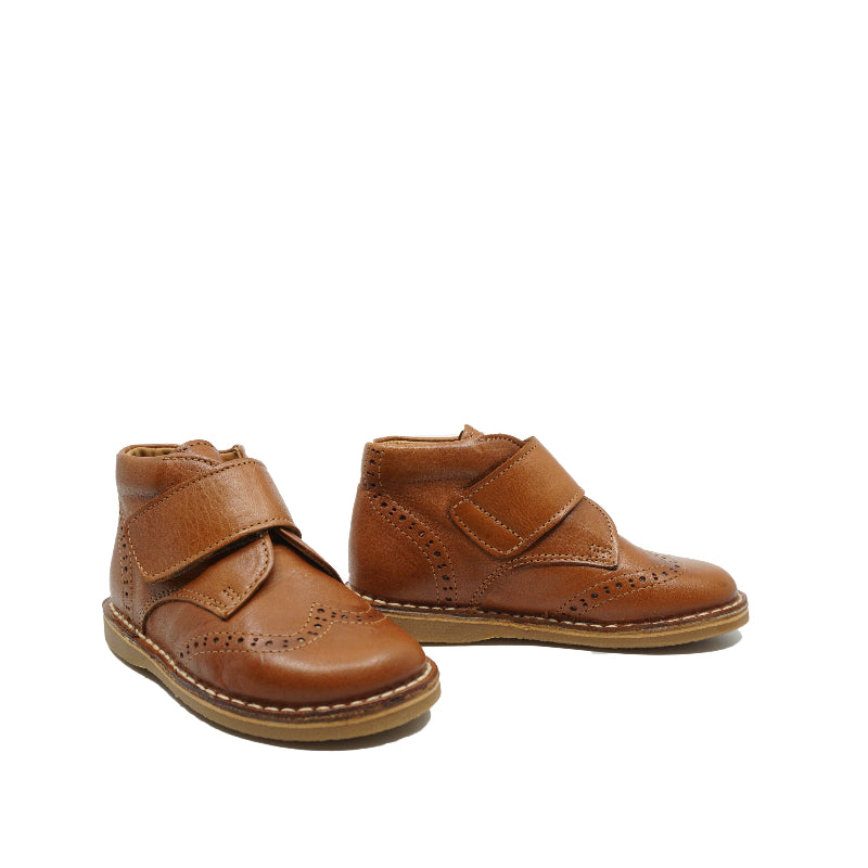 Chaussures Eli Velcro Cognac