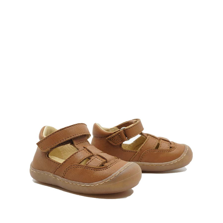 Chaussures Eli Velcro Cognac