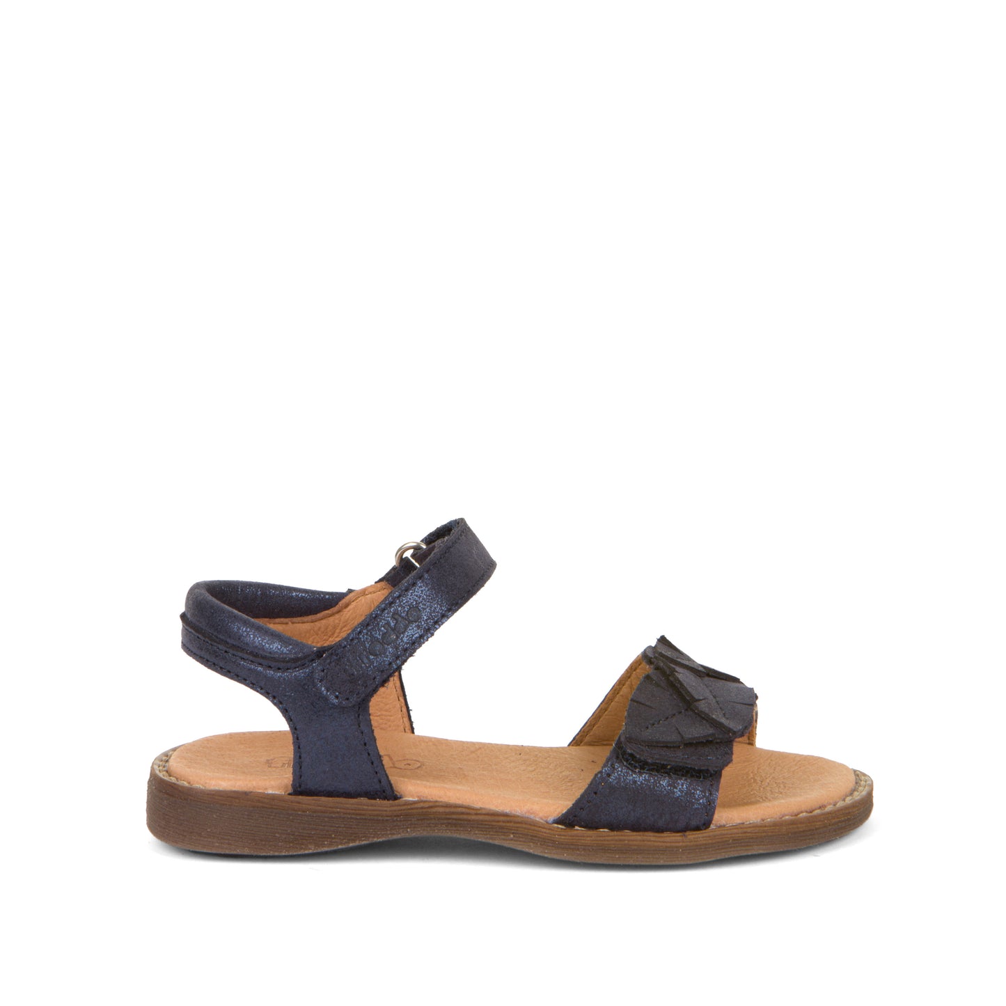 Blauwe sandalen voor meisjes in leder van het merk Froddo. Te verkrijgen bij kinderschoenwinkel September Stories in Berchem