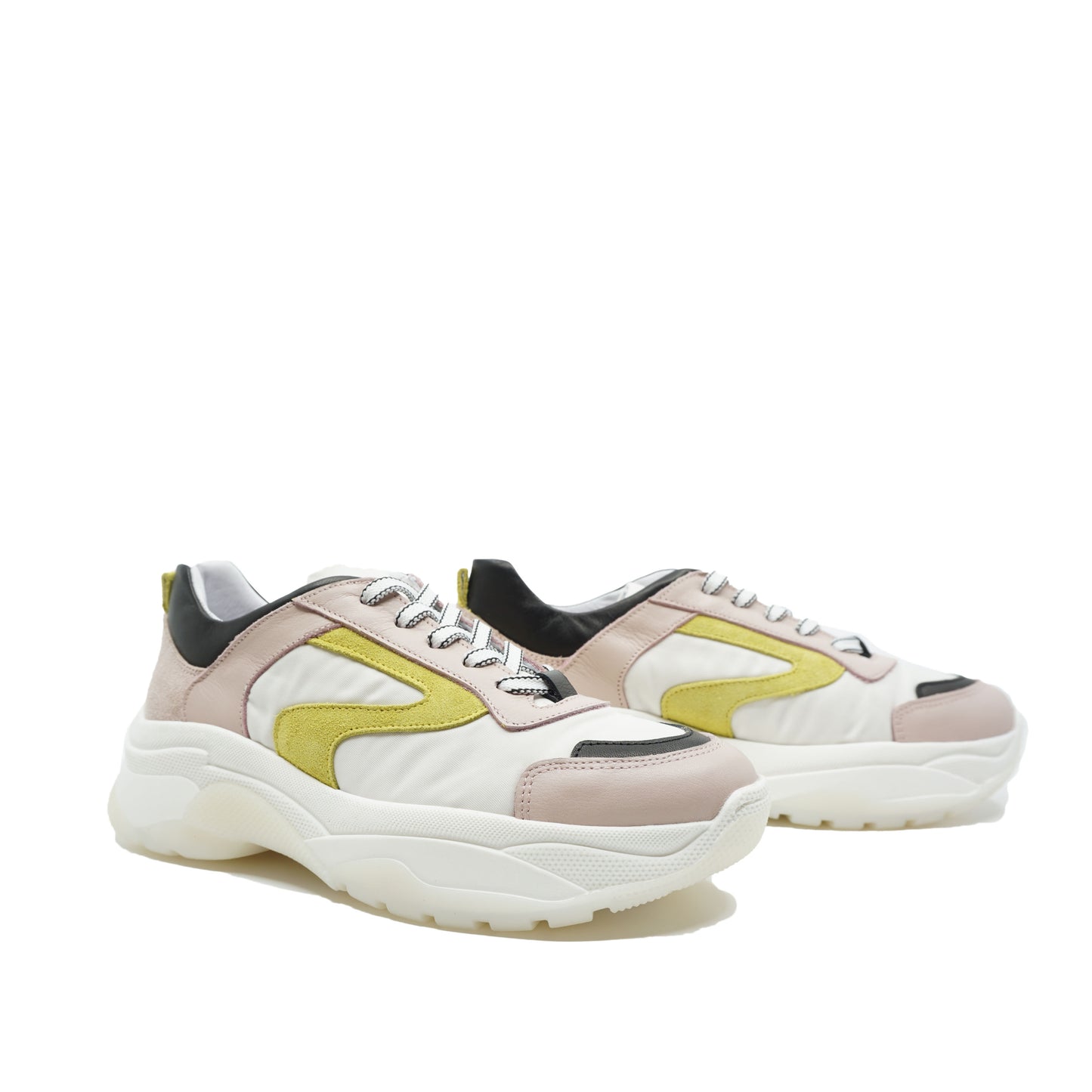 La Triboo by Fiorita Baskets Multicolore Blanc/Rose/Jaune