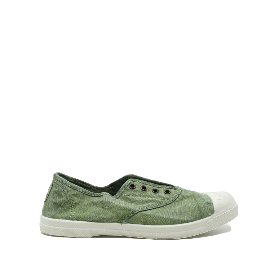 natural world canvasschoenen groen