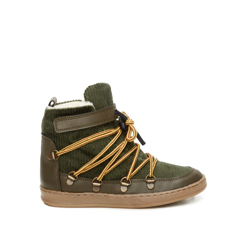 Bottes d'hiver Bear & Mees Velours côtelé Armée