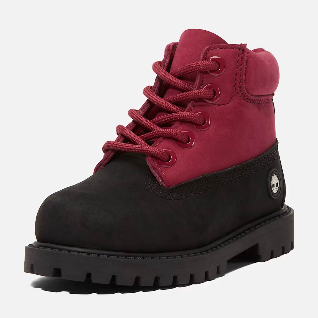 Timberland Waterdichte Veterboots Zwart/Roze