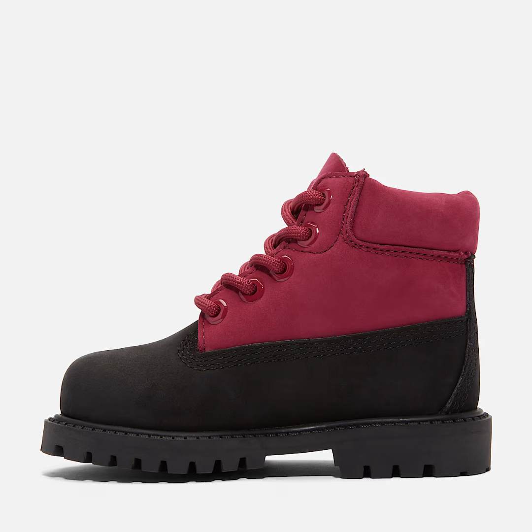 Timberland Waterdichte Veterboots Zwart/Roze