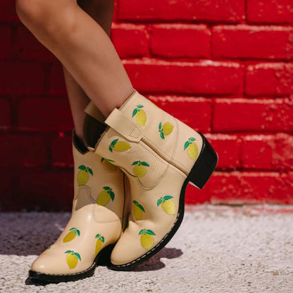 Bootstock Western Boots Lemon