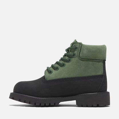 Timberland Waterdichte Veterboots Zwart/Groen