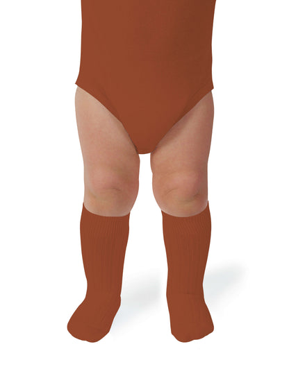 Chaussettes Collégien Brun Rouille