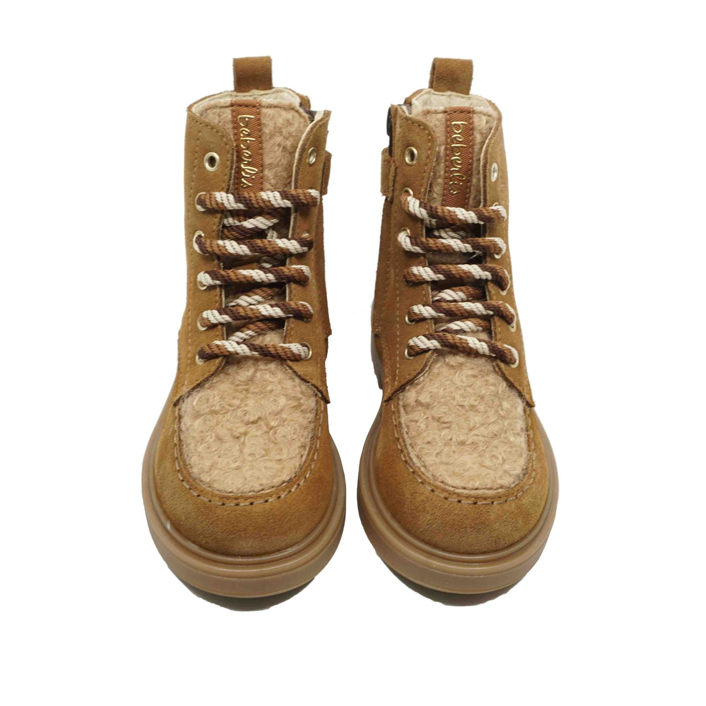 Beberlis Veterboots Camel/Teddy