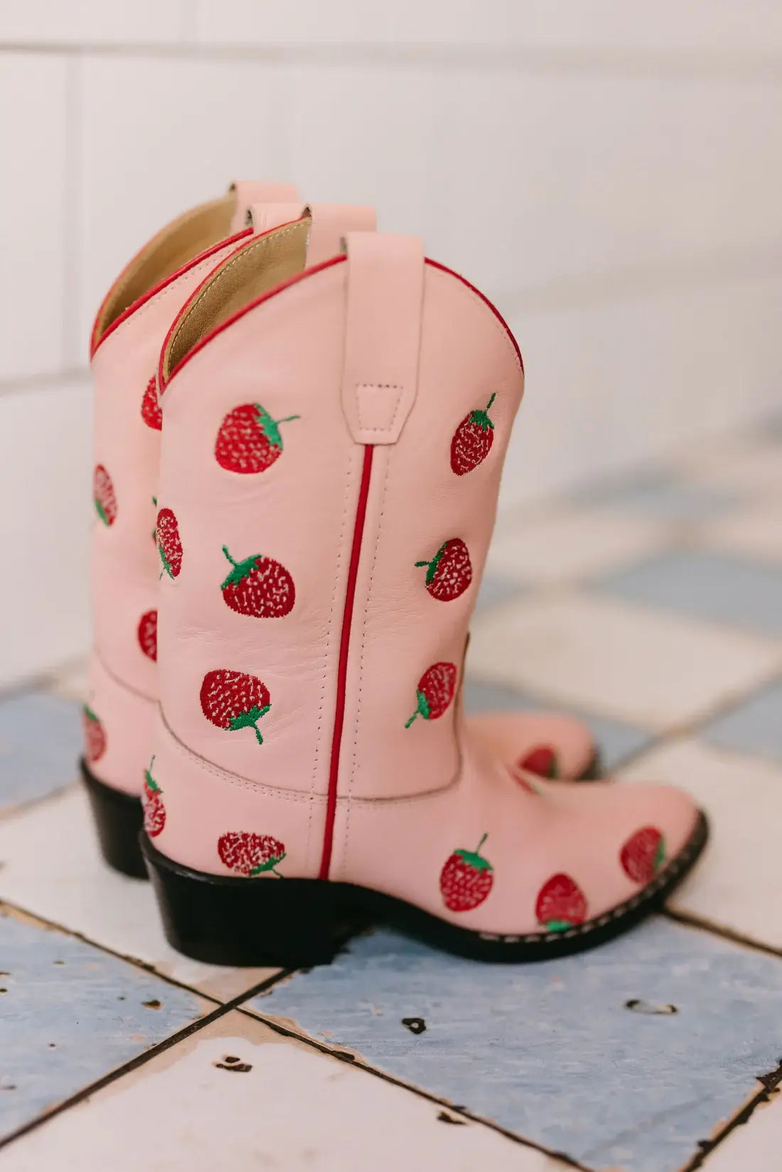 Bootstock Western Boots Berries Pink