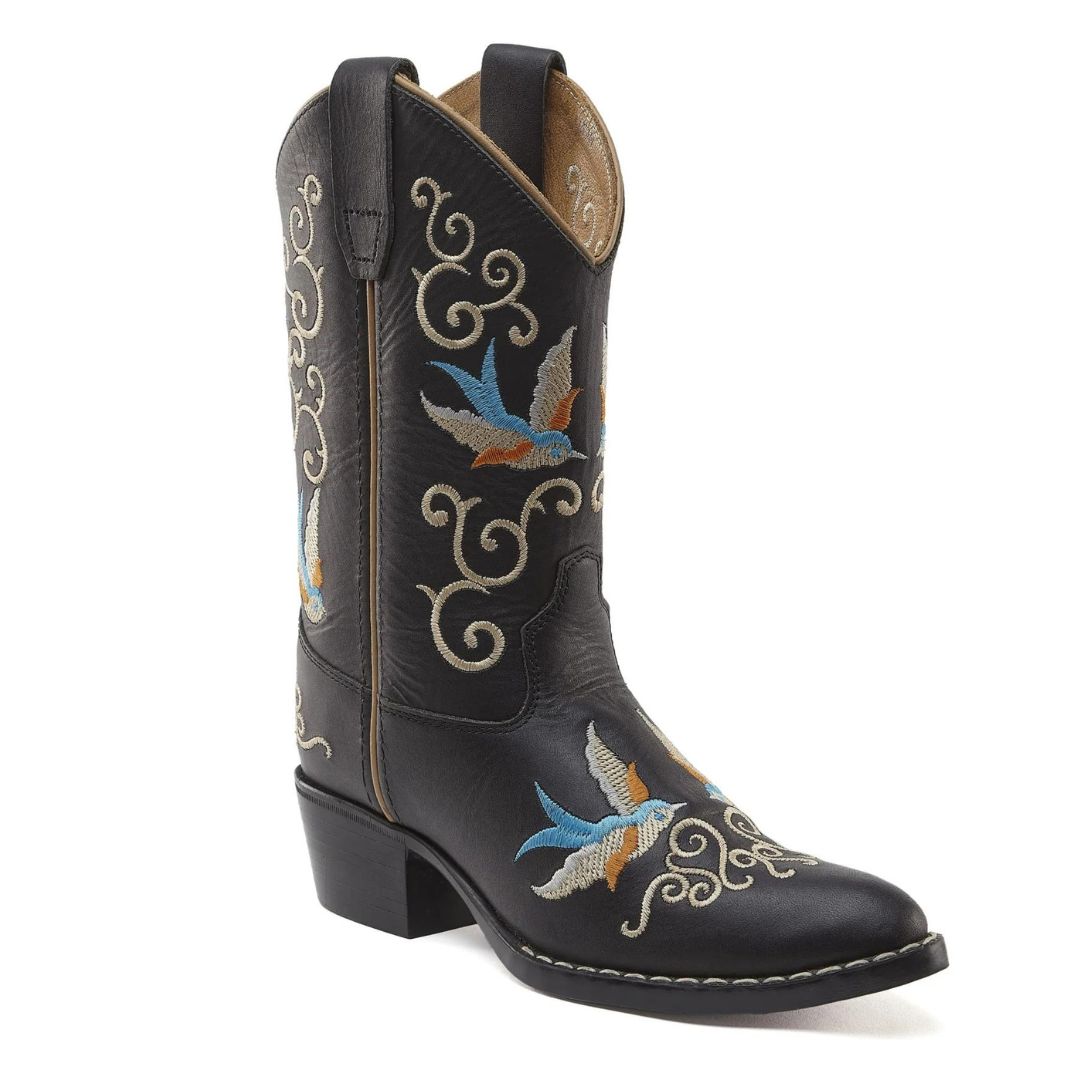 Bootstock x Dappermaentje Western Boots Zwart