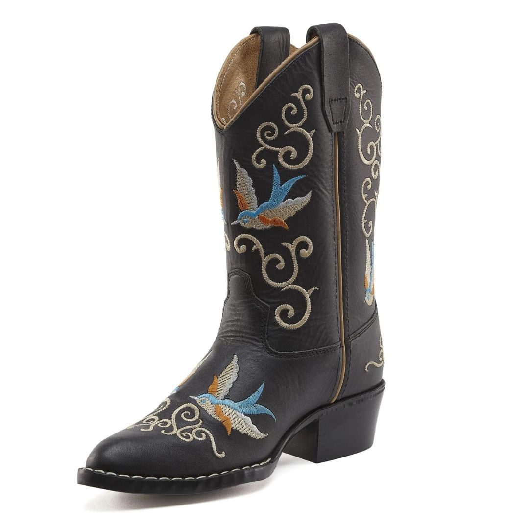 Bootstock x Dappermaentje Western Boots Zwart