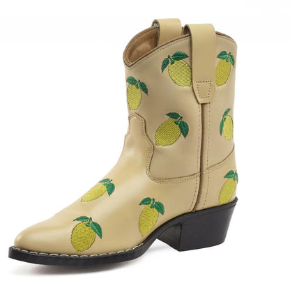 Bootstock Western Boots Lemon
