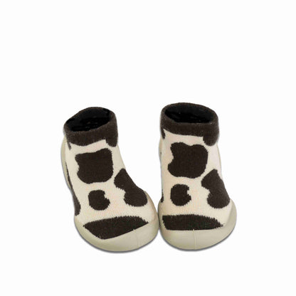 Collégien Pantoffels Milk Zwart/Wit