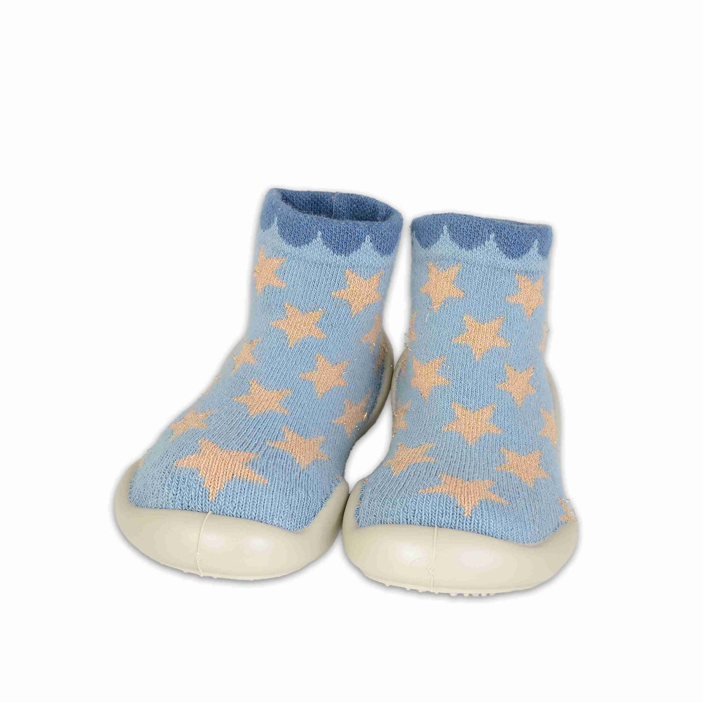 Chaussons Collégien 'Nuages' Bleu