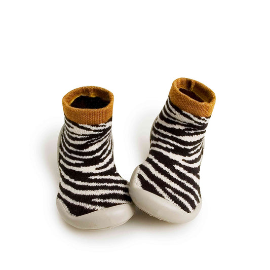 Collegien pantoffels zebra chaussons