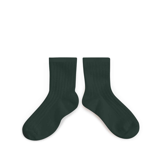 Collégien donkergroene sokken La Mini Vert Forêt