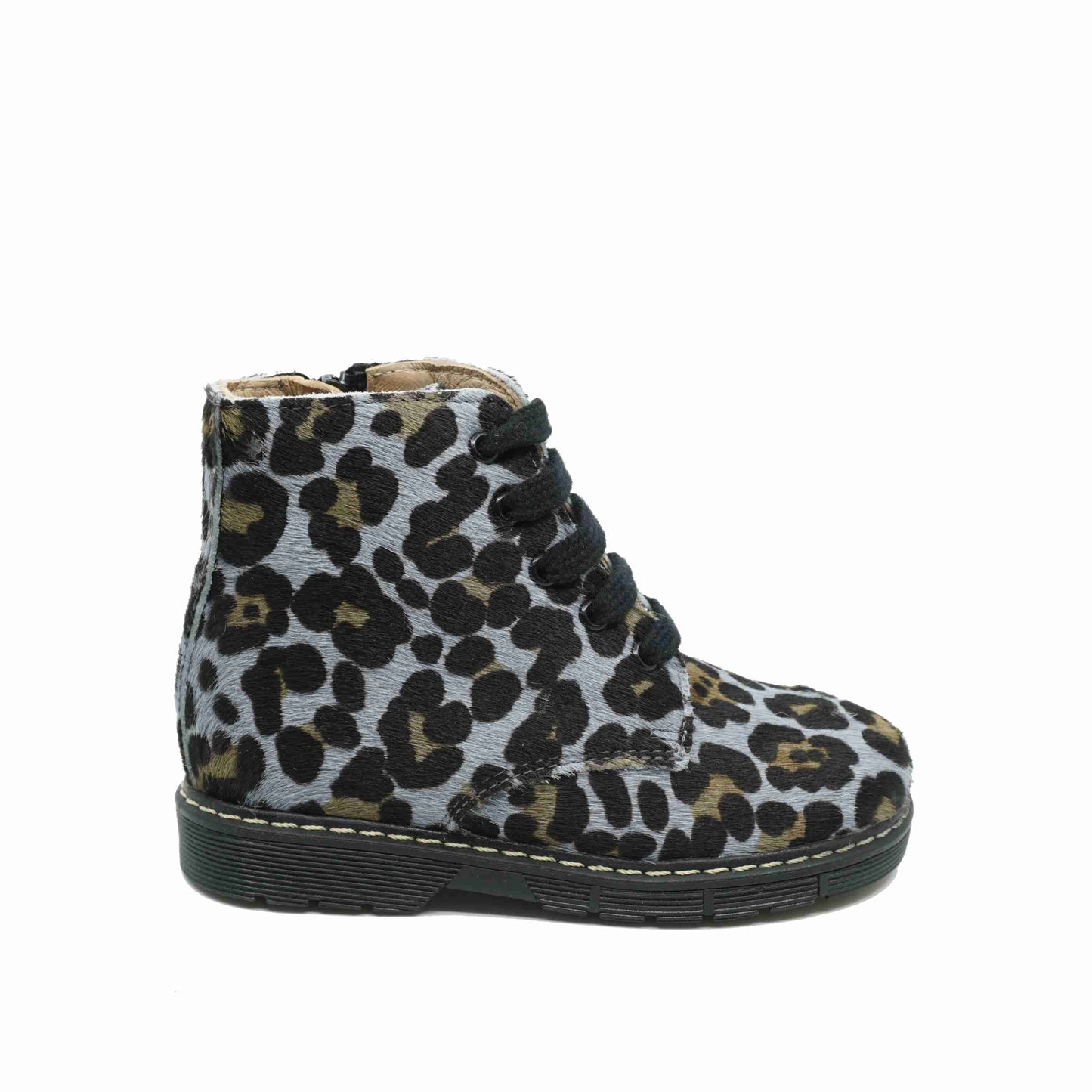 Leopard veterboots ponyhair