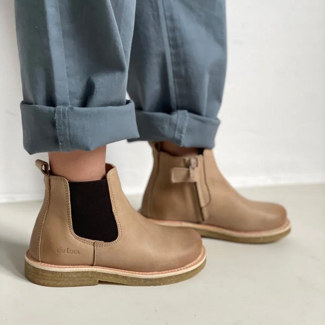 Du Loua Chelsea Boots Sand Leather